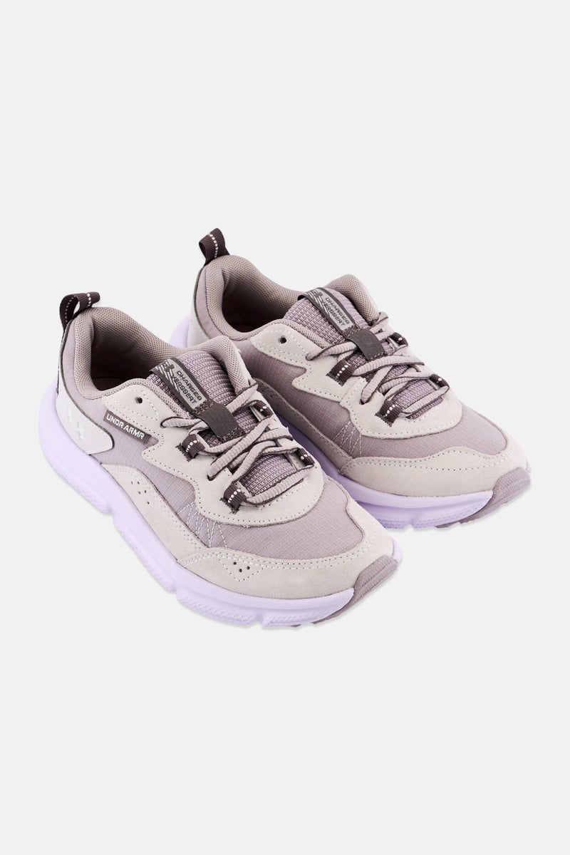 Women Ua W Charged Verssert 2 Lace Up Running Shoes, Grey