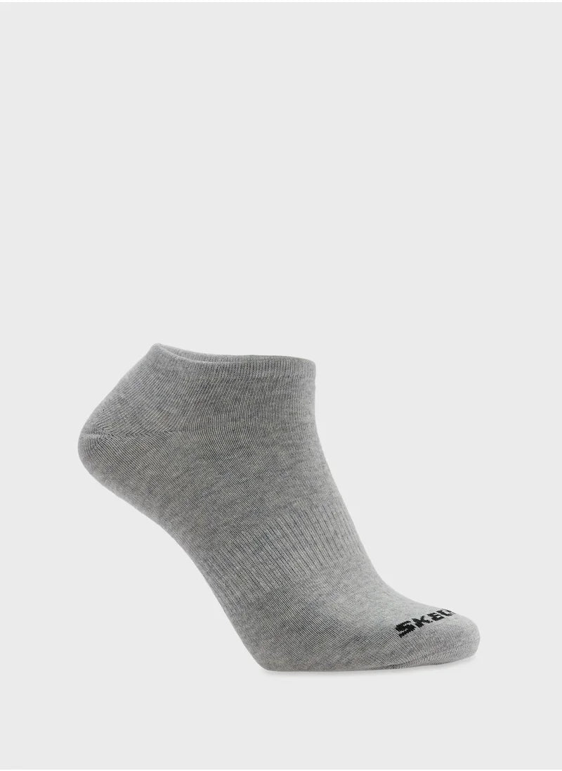 3 Pack Non Terry No Show Socks