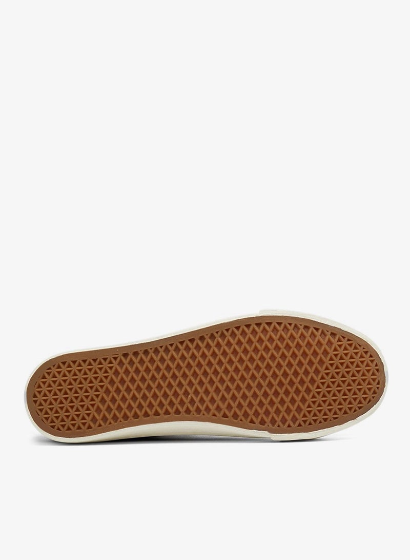 Men's Navy Low-Top Canvas Sneakers - Iconic Branding for a Clean Look Shoes