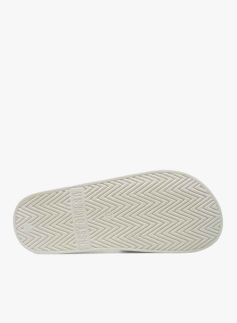 Women's White Slides - Stylish Perfect for Casual Outfit