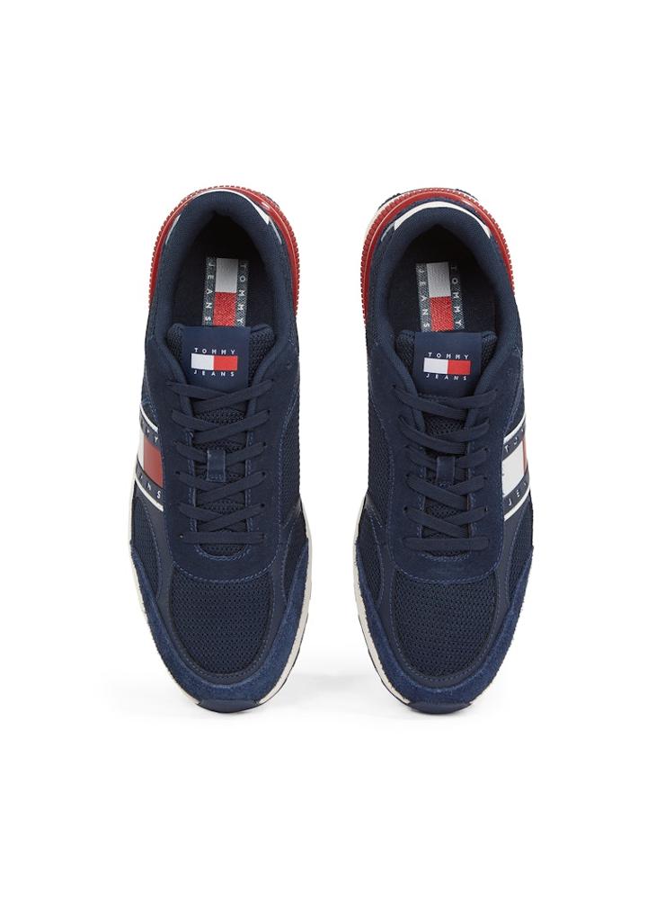 Monogram Technical Low Top Runner Sneakers