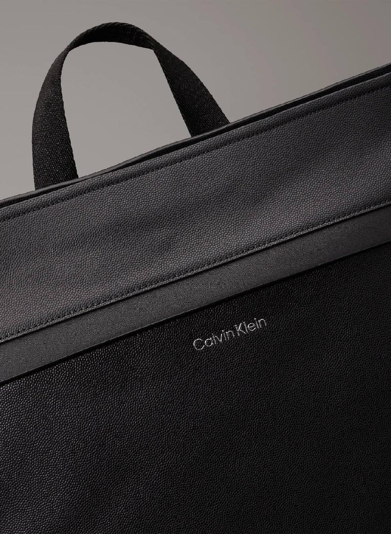 Square Zip Top Backpack