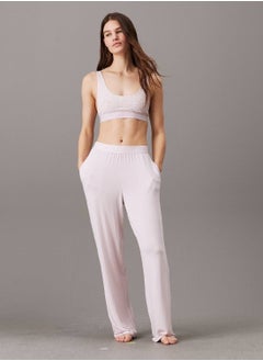 Women's Pants Pyjama Set - Modal, White