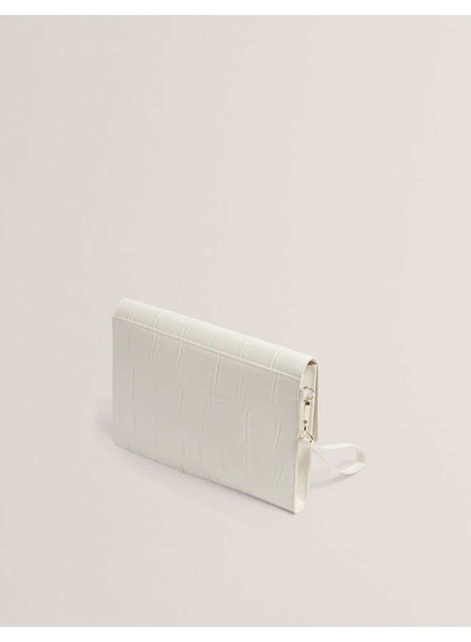 CROC EFFECT ENVELOPE POUCH