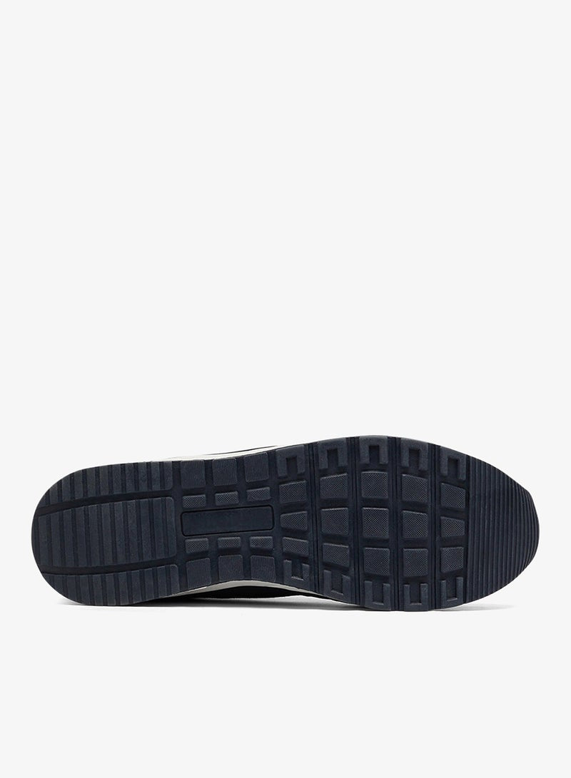 Men's Navy Low-Top Sneakers - Modern Design Shoes for All-Day Comfort