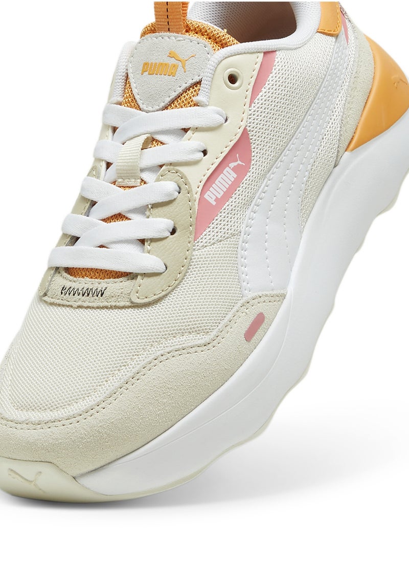 Runtamed Platform Womens Beige Sneakers