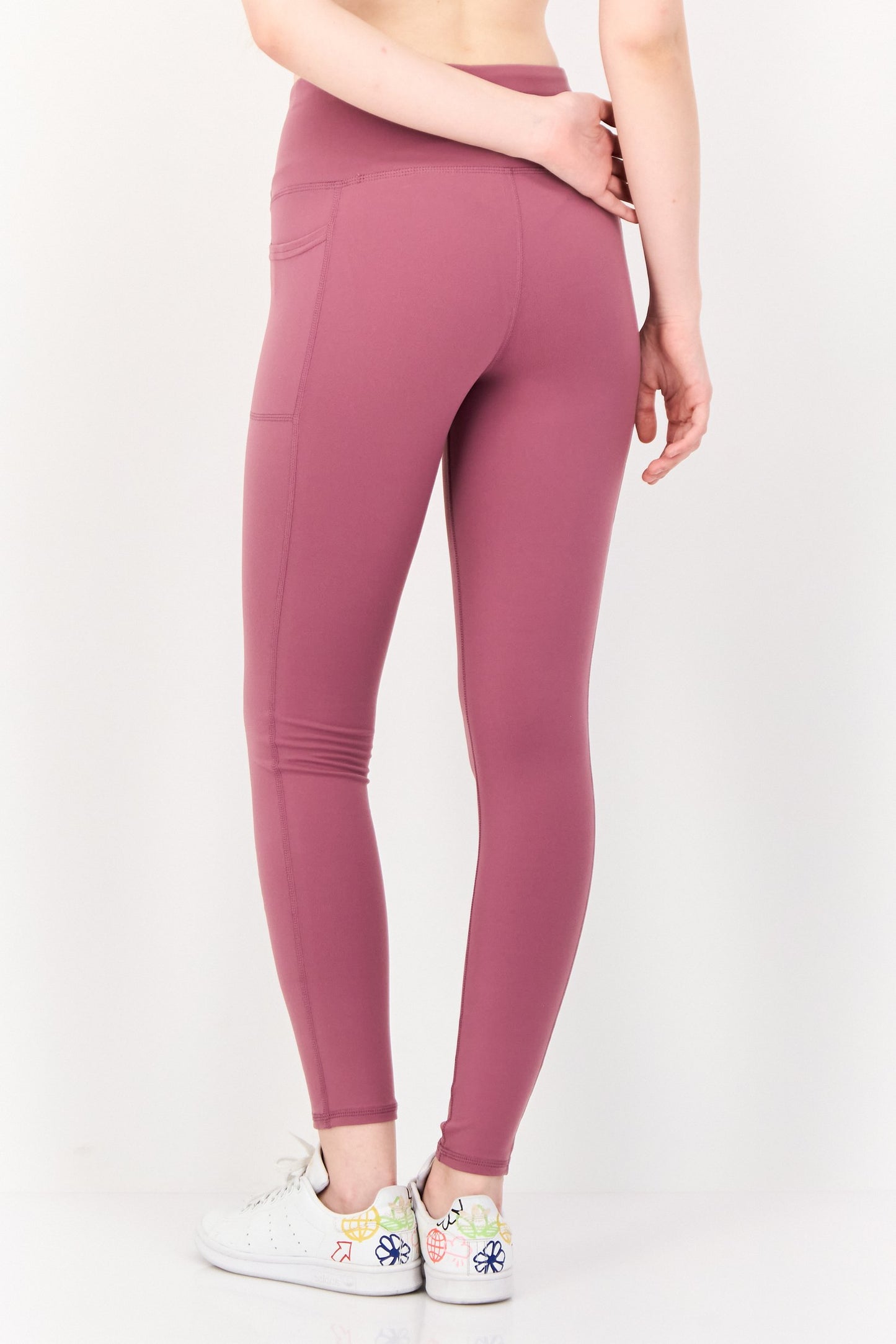 Women Sportswear Fit Training Leggings, Mauve