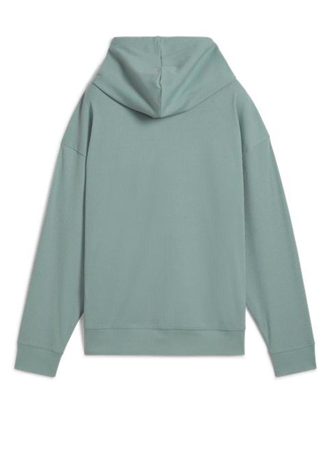 Essential Elevated Ribbed Hoodie