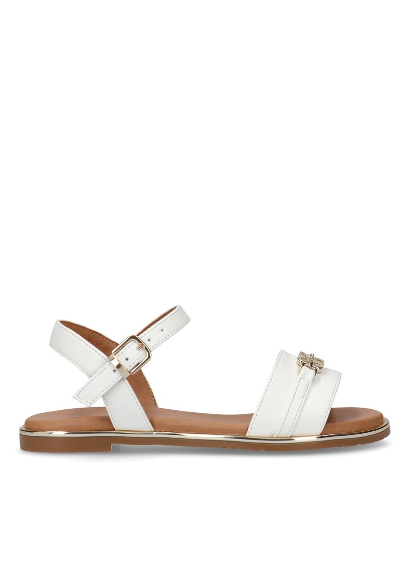 Kids Emballished Buckle Strap Sandals