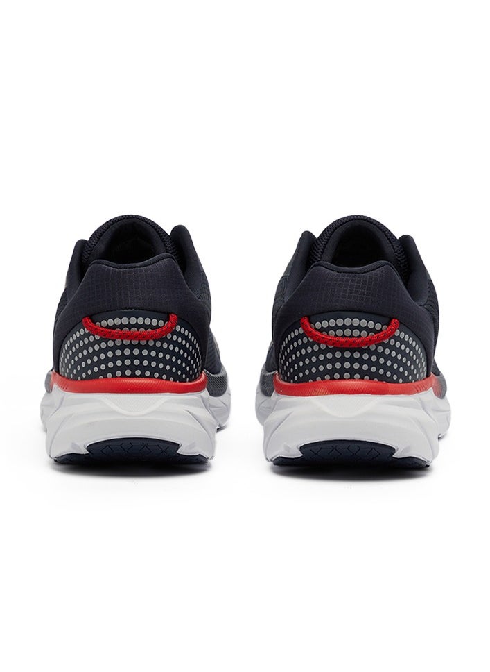 Men's Navy Low-Top Sneakers - Lightweight Lace-Up Design, Comfortable for Everyday Outfits