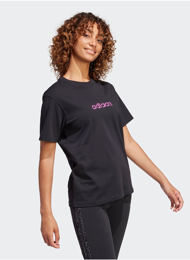 Camo Linear Graphic T-Shirt