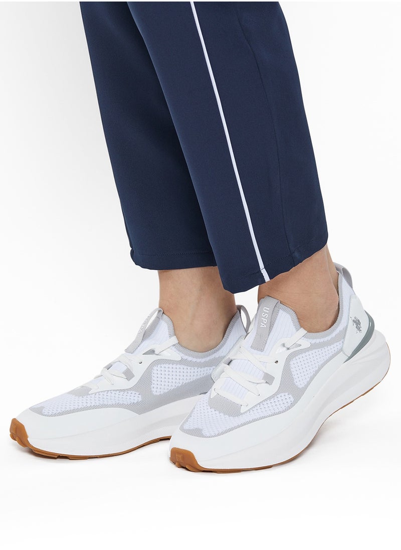 Women's White Low-Top Ultra-Light Shoe – Your All-Day Friend Who Really Cares for Your Feet, from Morning Jogs to Late-Night Strolls!