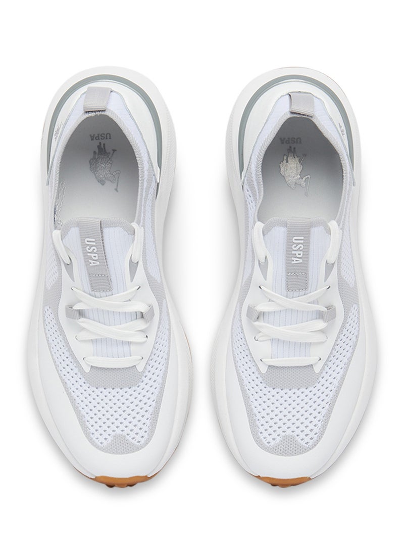 Women's White Low-Top Ultra-Light Shoe – Your All-Day Friend Who Really Cares for Your Feet, from Morning Jogs to Late-Night Strolls!