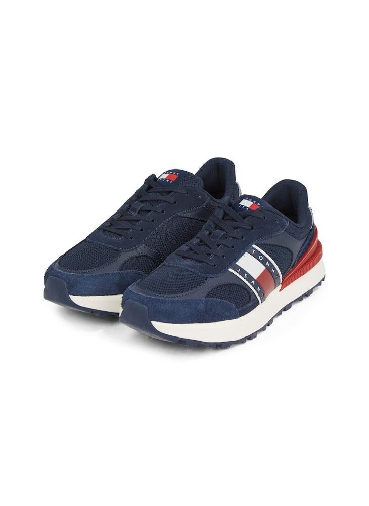 Monogram Technical Low Top Runner Sneakers