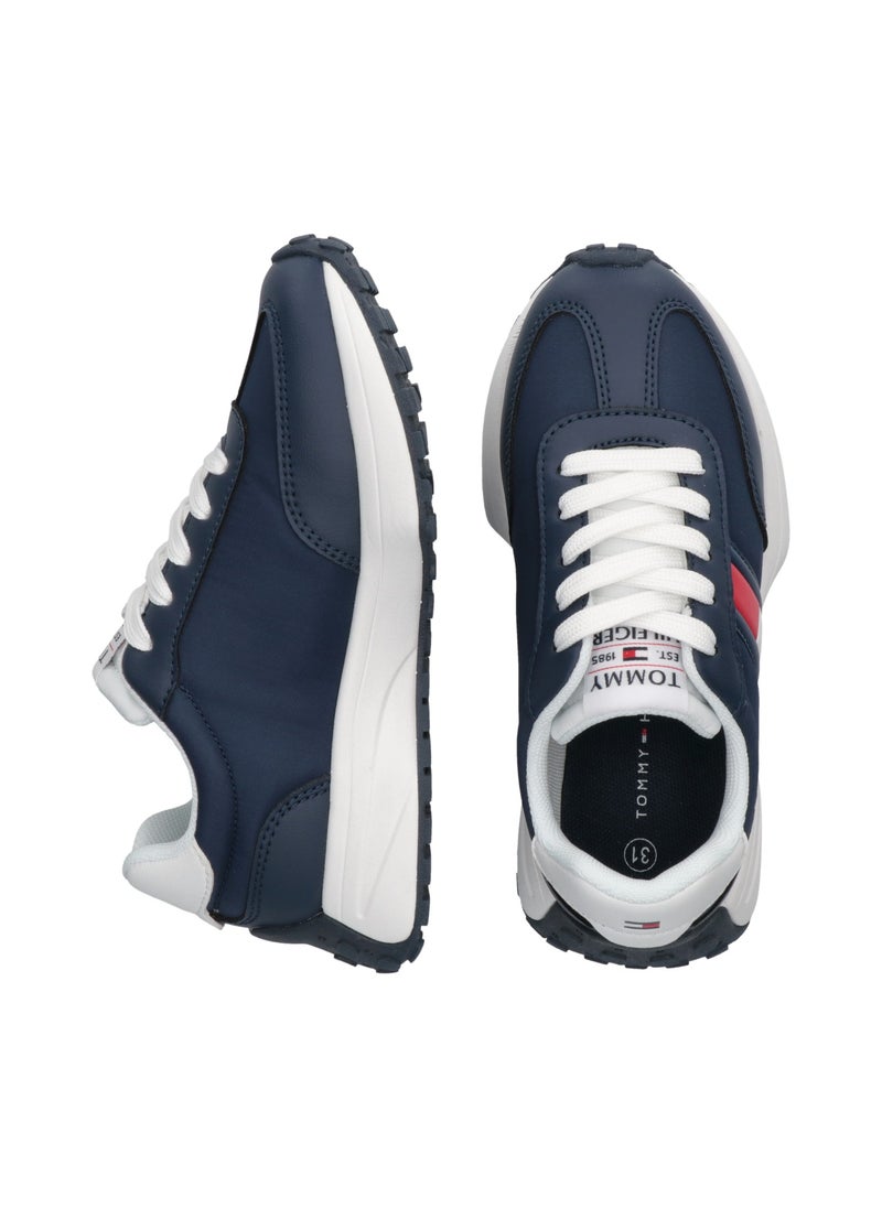 Kids Lace Up Low Top Sneakers
