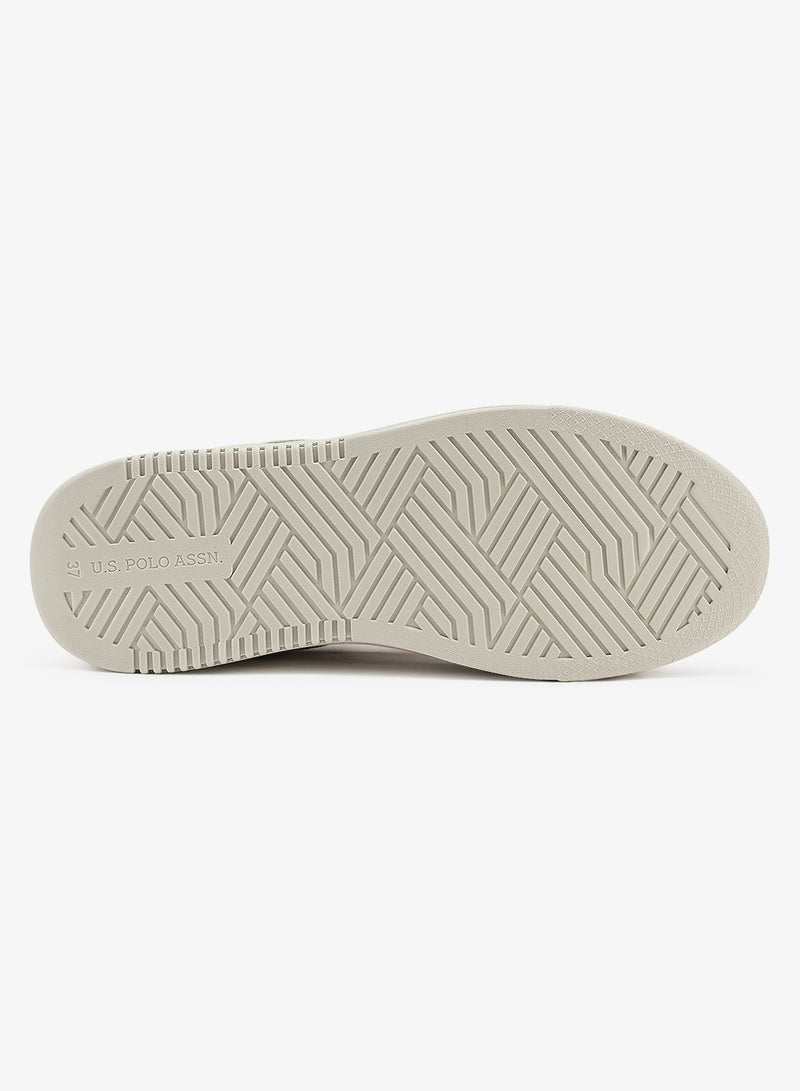 Women's Beige Low-Top Sneakers - Style that Moves, Comfort Shoes that Lasts