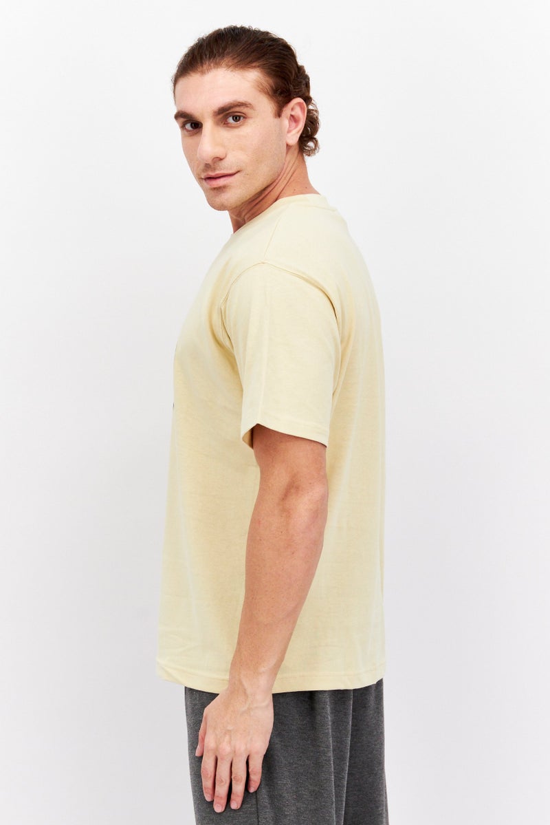 Men Sportswear Fit Short Sleeve Outdoor T-Shirts, Khaki