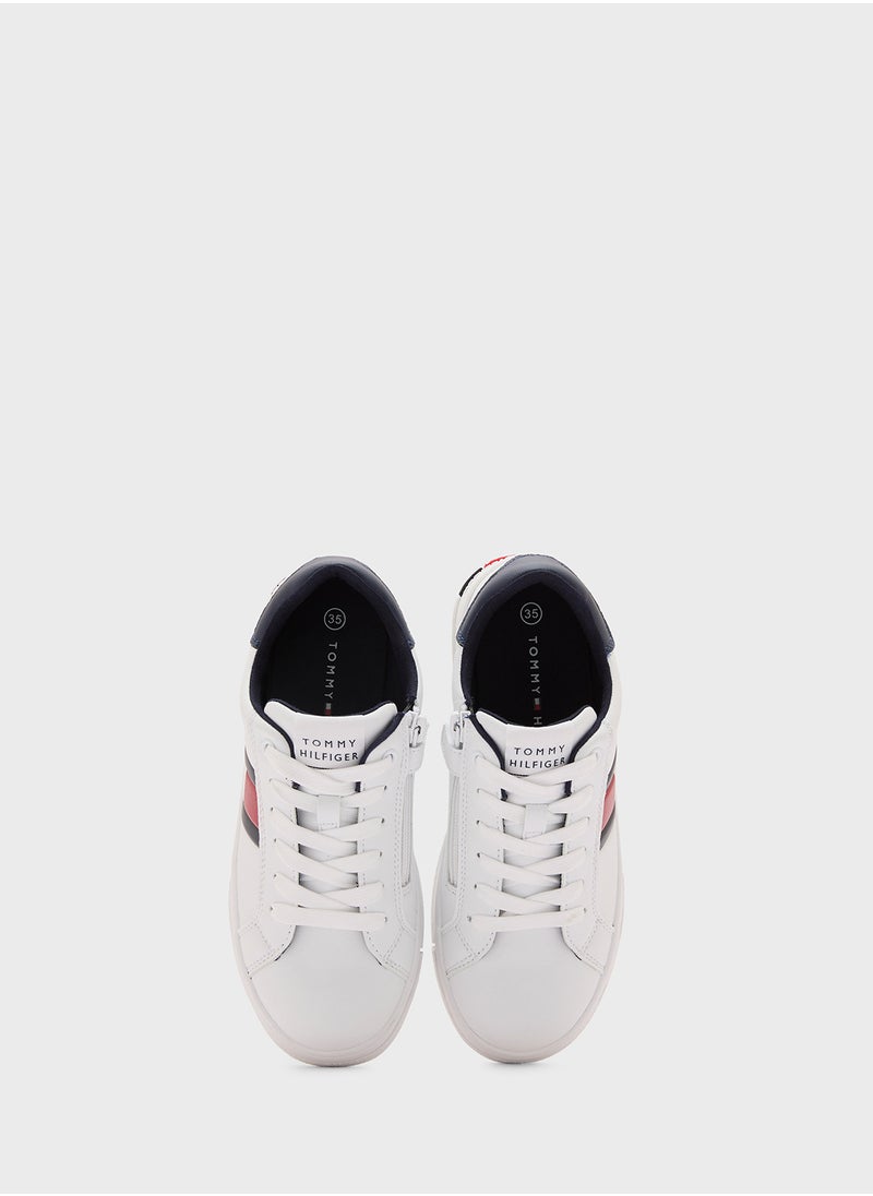 Youth Flag Lace Up Sneakers