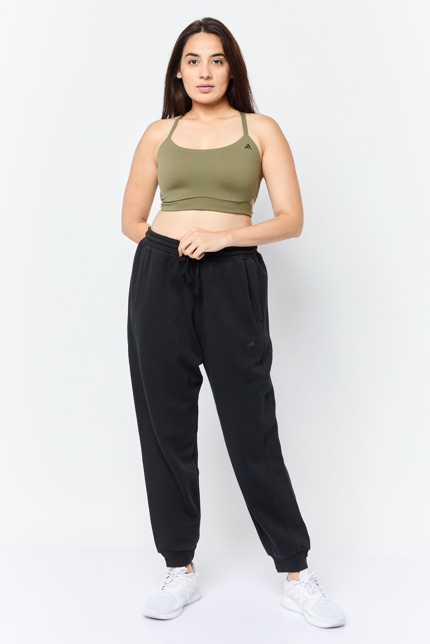 Women Sportswear Fit Outdoor Sweatpants, Black