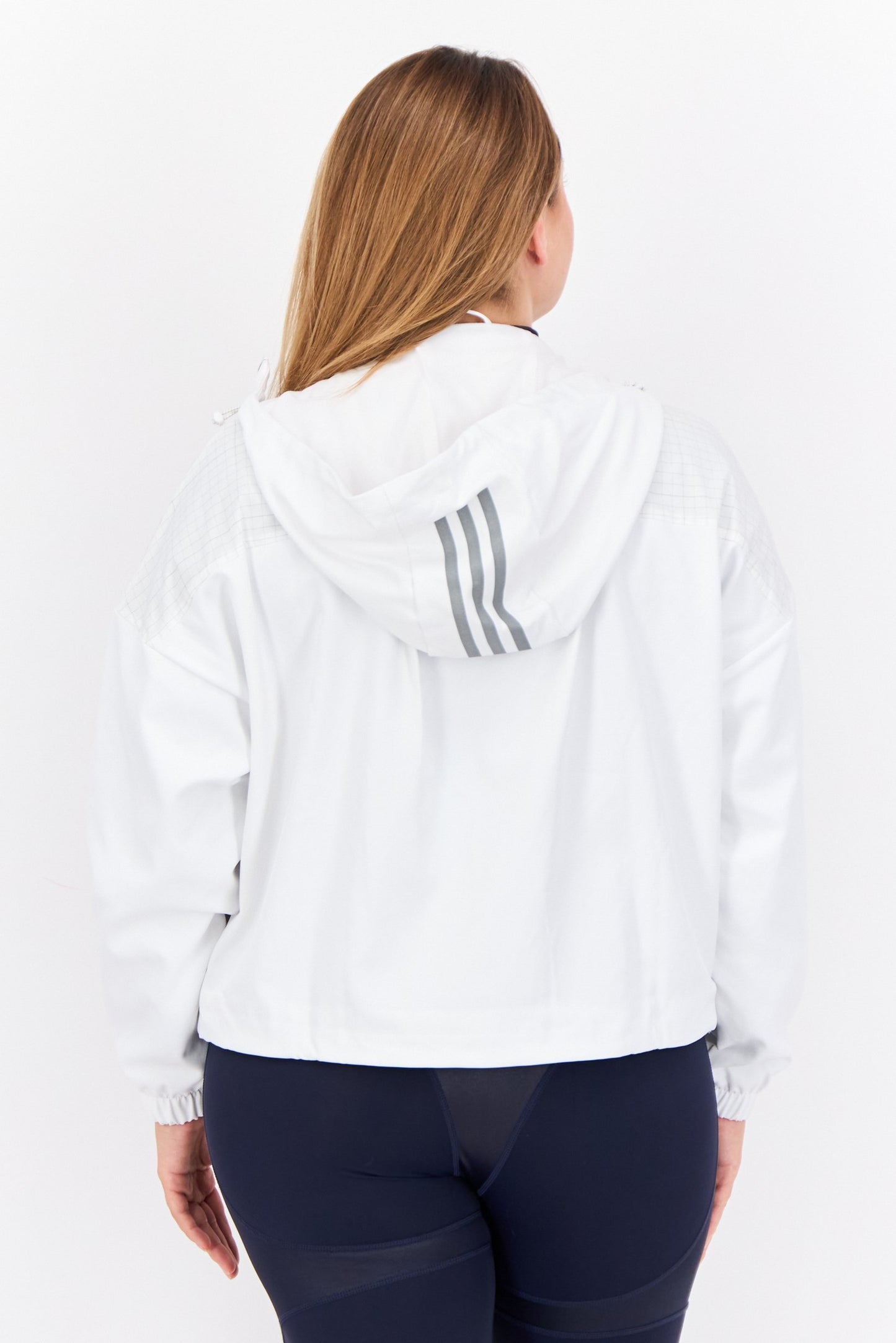 Women Sportswear Fit Long Sleeves Training Jacket, White