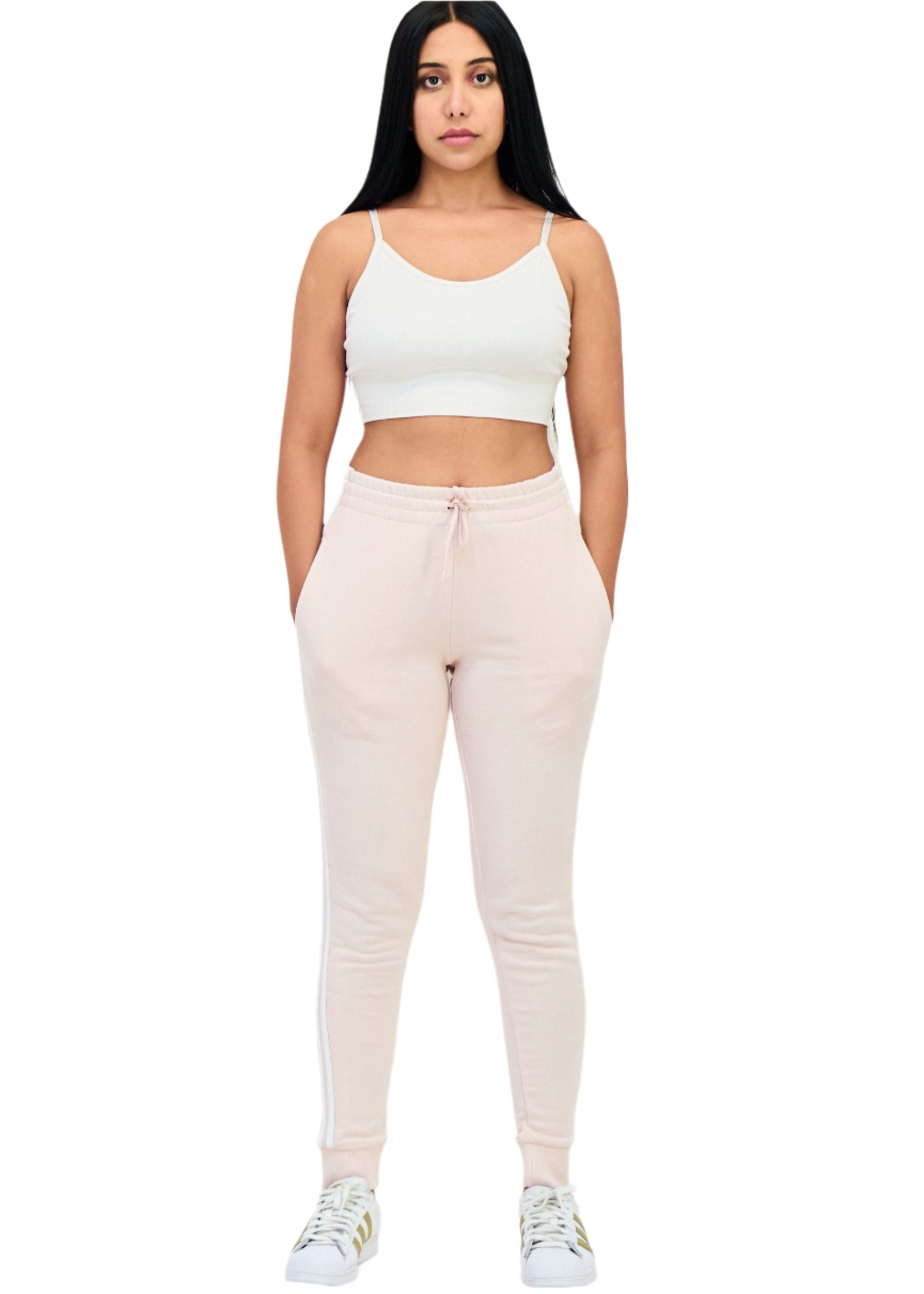 Women Slim Fit Outdoor Sweatpants, Light Pink