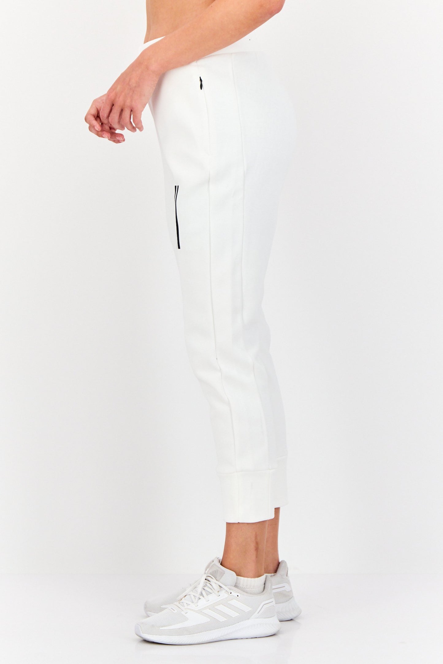 Women Sportswear Fit Outdoor Sweatpants, White