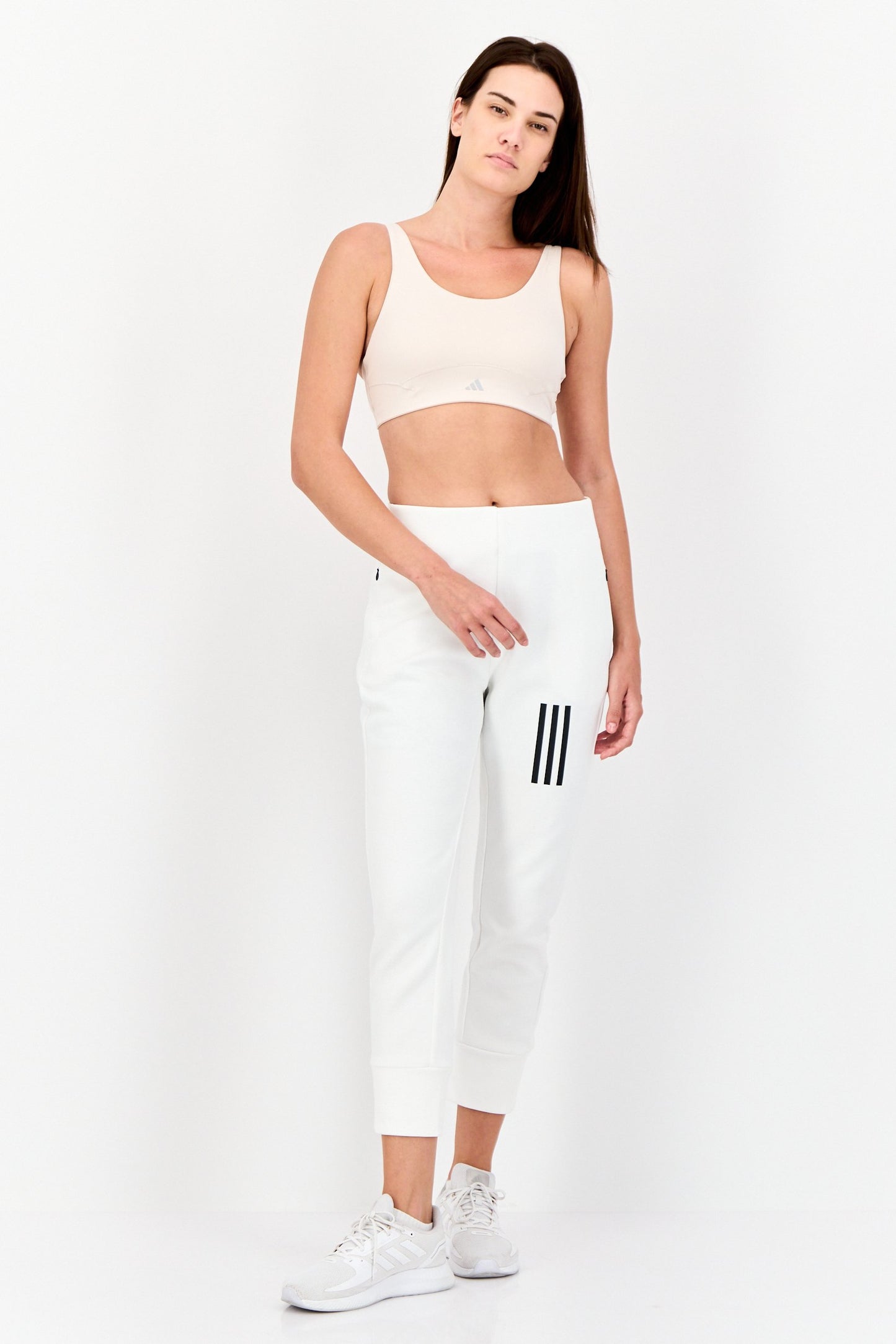 Women Sportswear Fit Outdoor Sweatpants, White