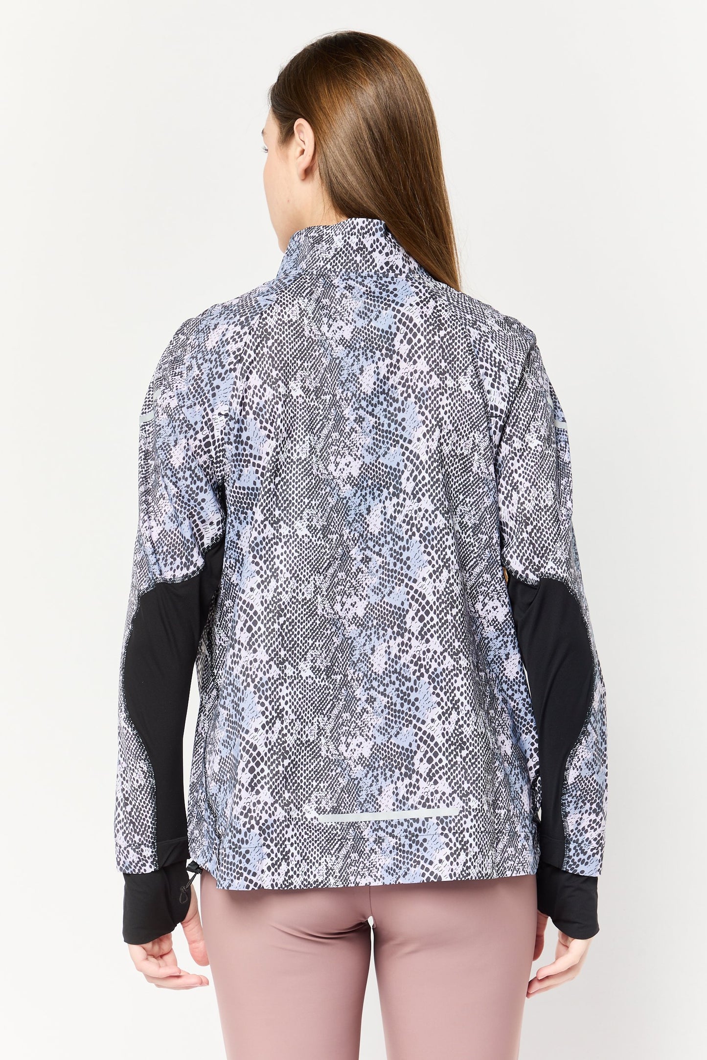 Women Sportswear Fit Long Sleeves Outdoor Jacket, Multicolor