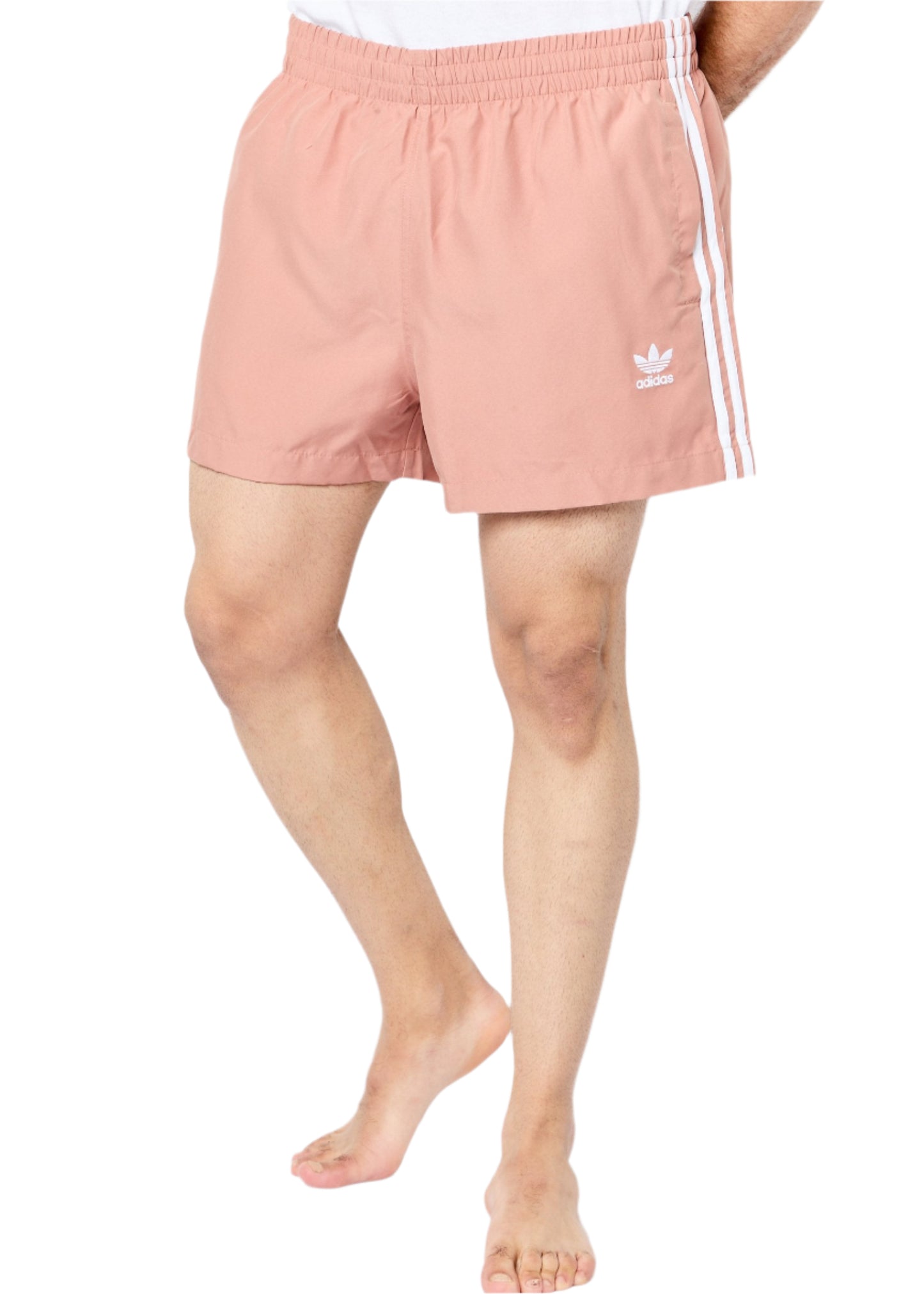 Men Sportswear Fit Outdoor Shorts, Peach