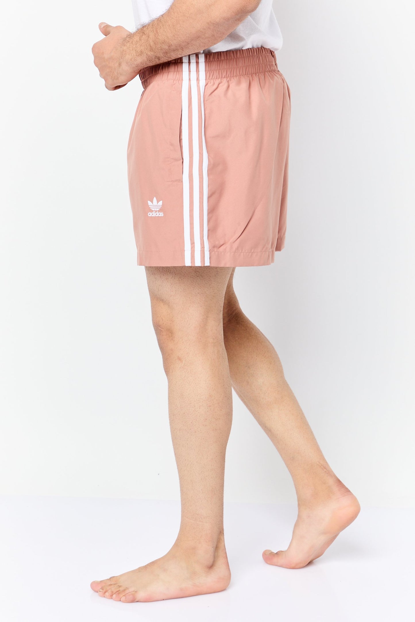 Men Sportswear Fit Outdoor Shorts, Peach