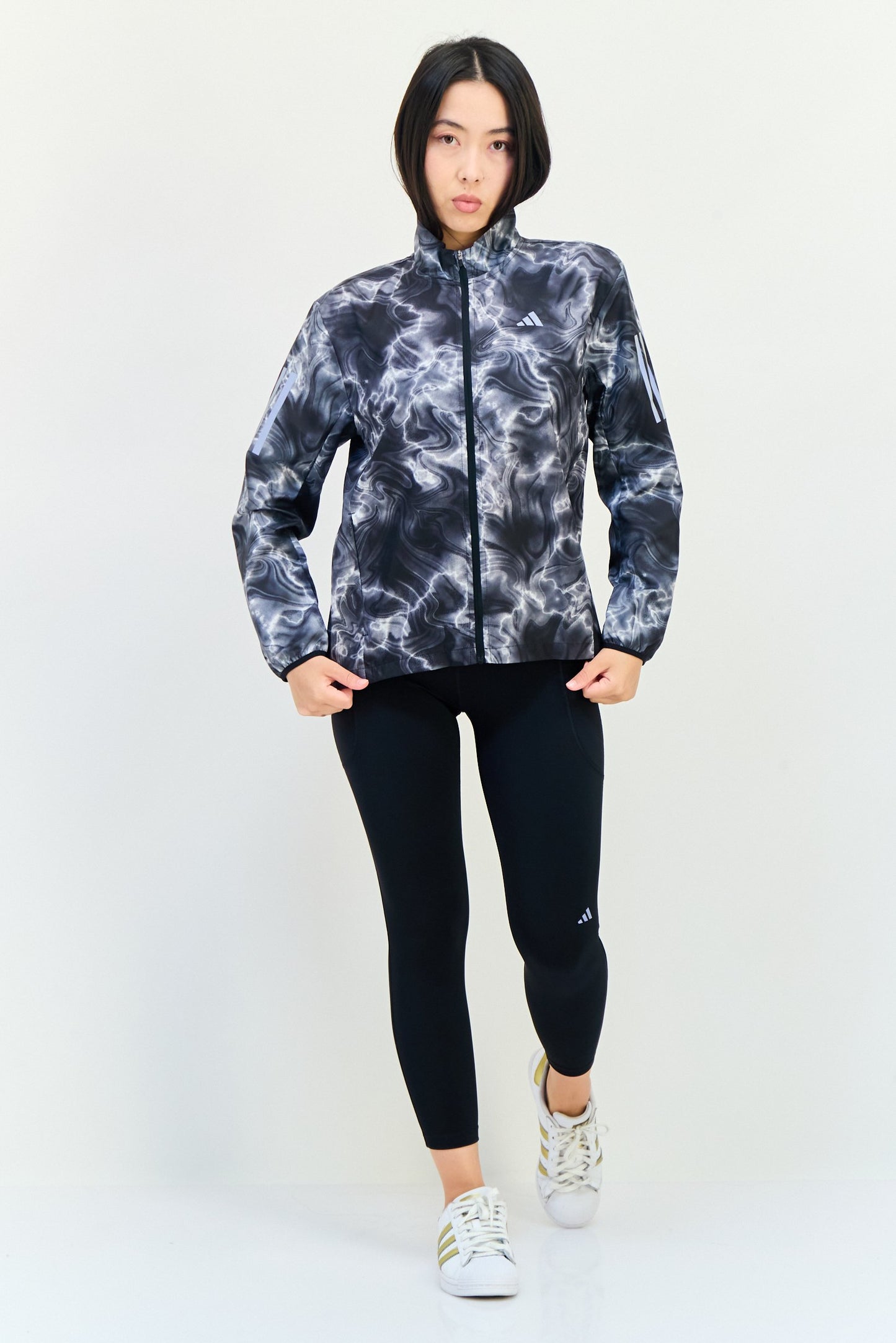 Women Sportswear Fit Long Sleeve Running Jacket, Multicolor