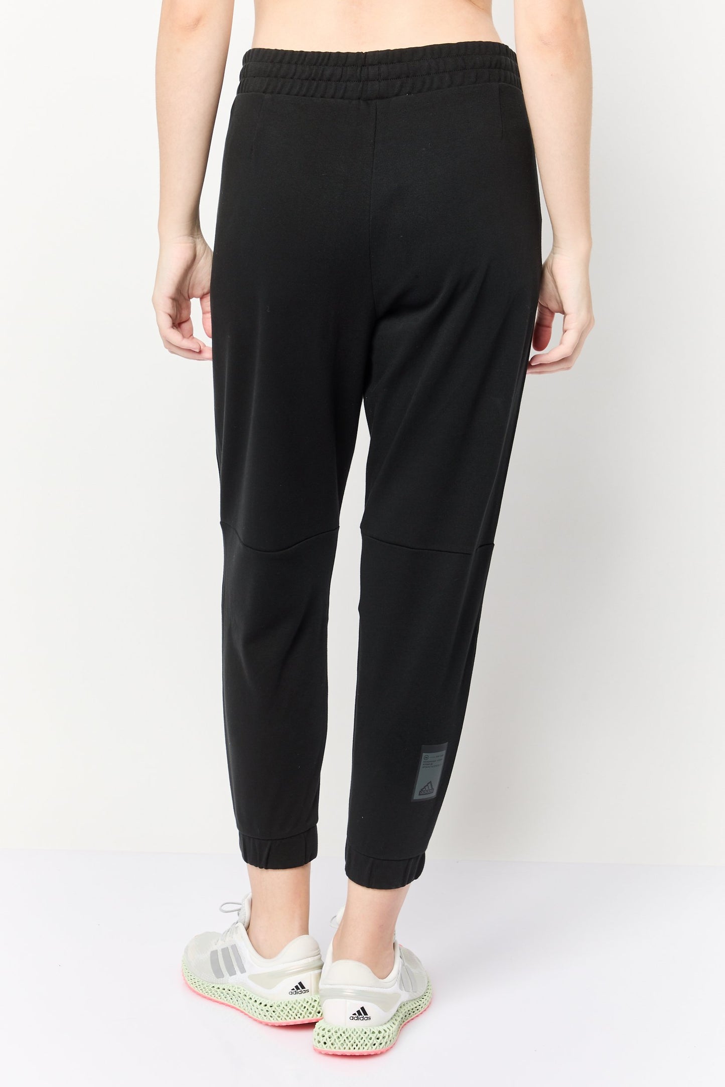 Women Sportswear Fit Brand Logo Training Sweatpants, Black