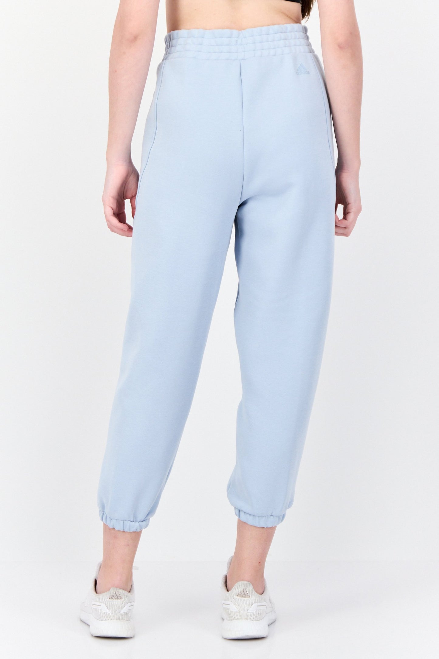 Women Sportswear Fit Embroidered Logo Outdoor Sweatpants, Pale Blue