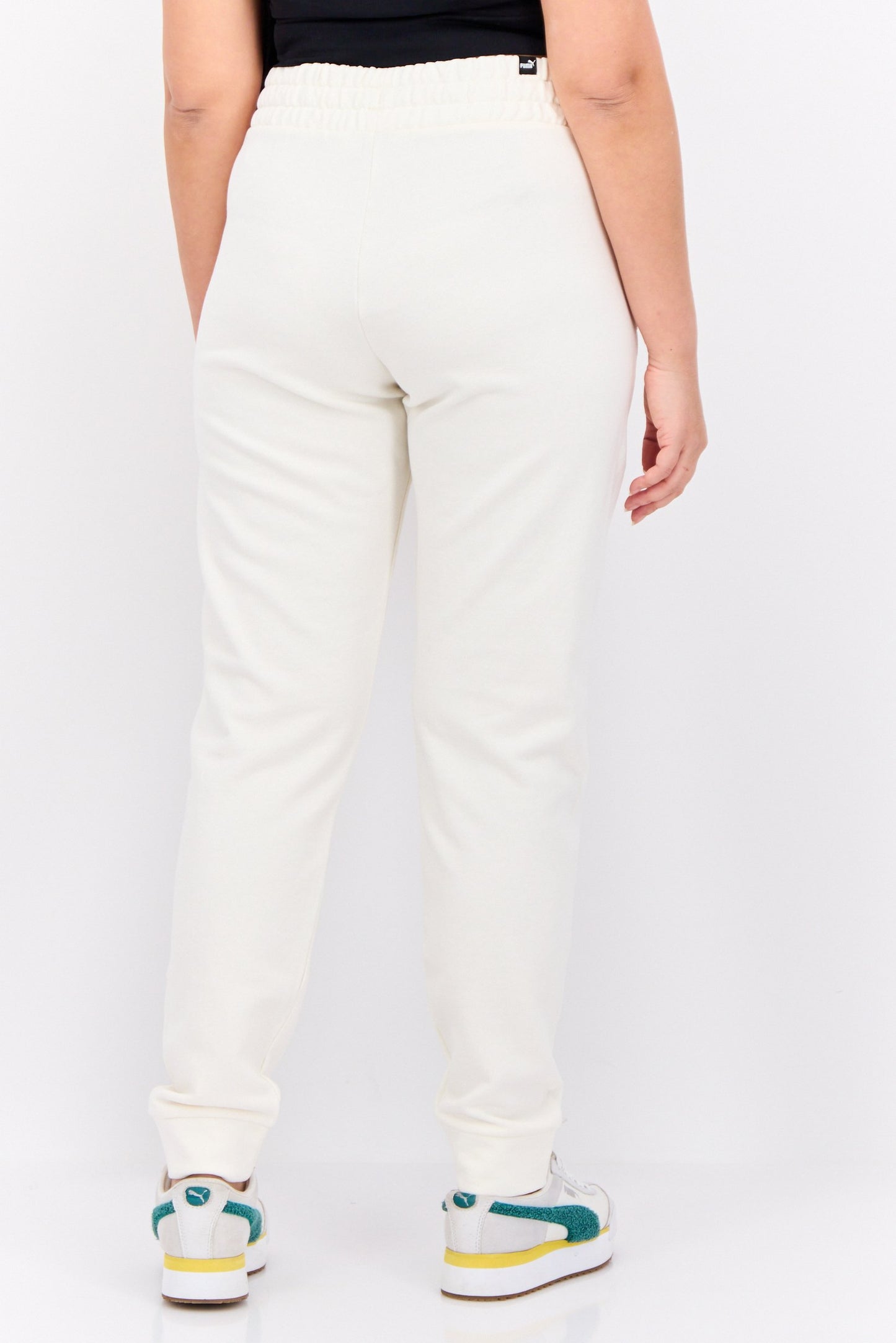 Women Sportswear Fit Outdoor Sweatpants, Off White