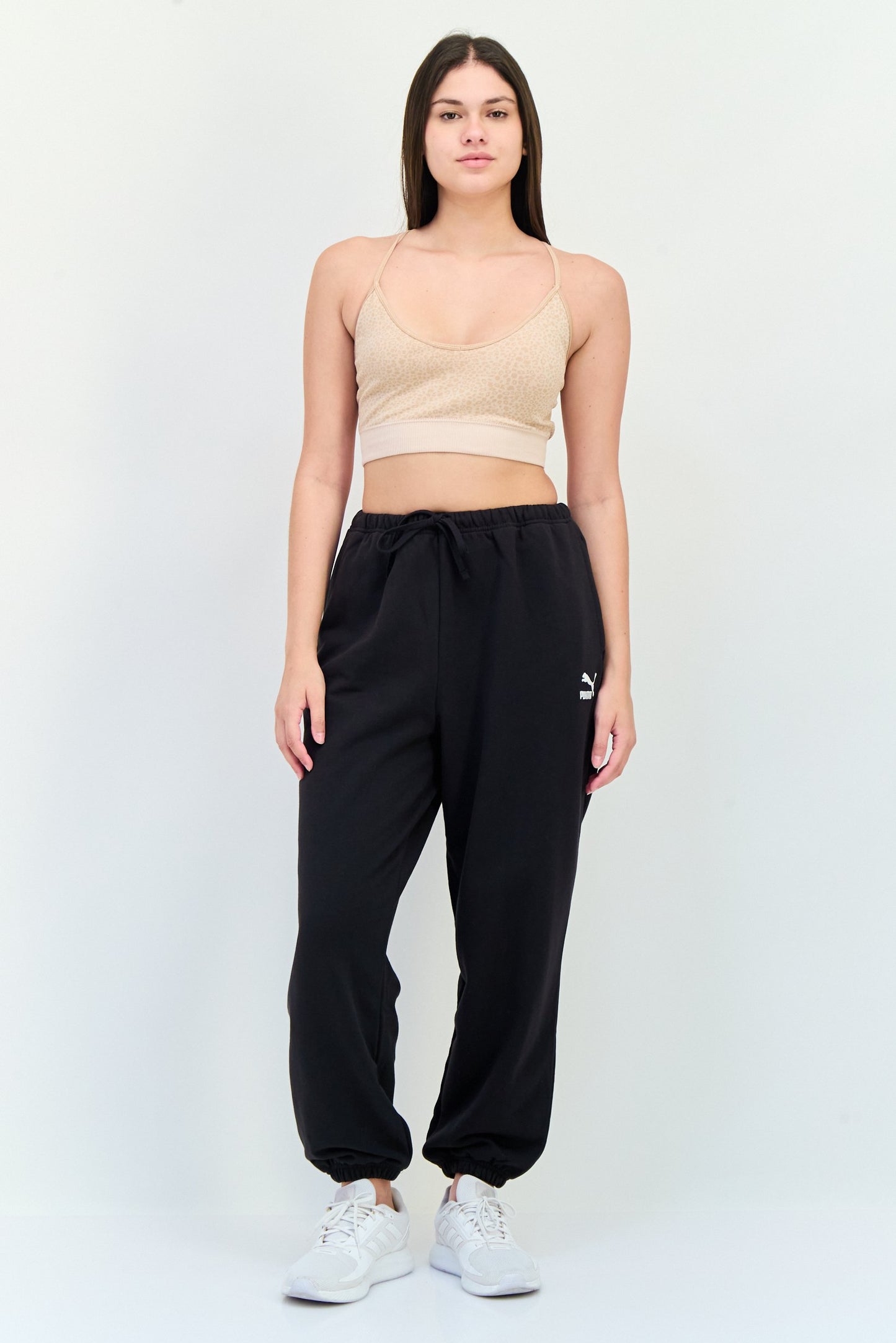 Women Relaxed Fit Training Sweatpants, Black