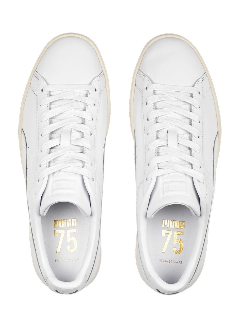 Basket Classic 75Y Mens White Premium Sneakers