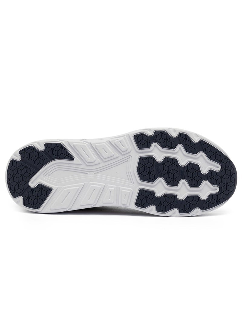 Men's Navy Low-Top Sneakers - Lightweight Lace-Up Design, Comfortable for Everyday Outfits