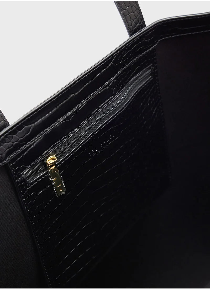 Allicon Mock Croc Icon Tote Bag