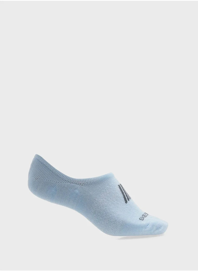 6 Pack Womens Non Terry No Show Socks