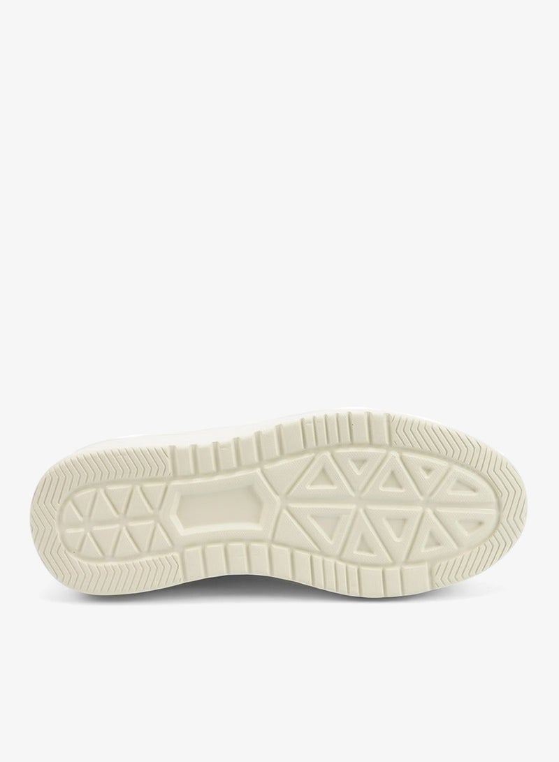 Women's Beige Low-Top Sneakers - Style that Moves, Comfort Shoes that Lasts
