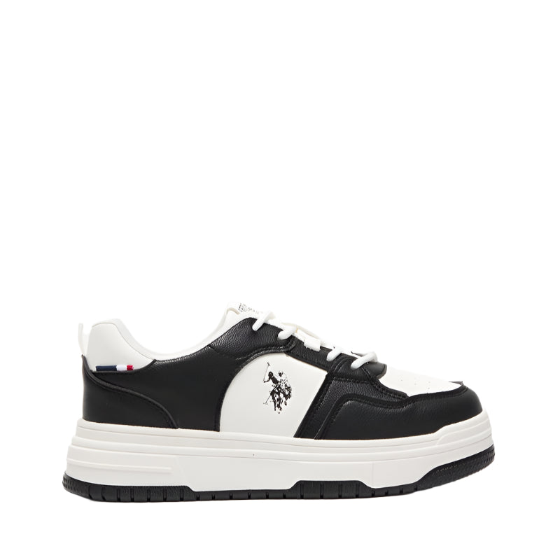 Women's White Low-Top Sneakers - Classic Lace-Up Design, Comfortable Shoes for Everyday Wear