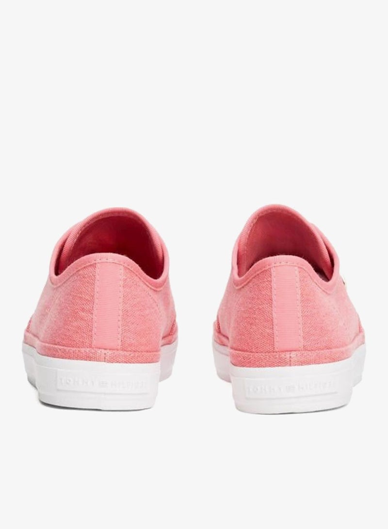 Washed Canvas Low Top Sneakers