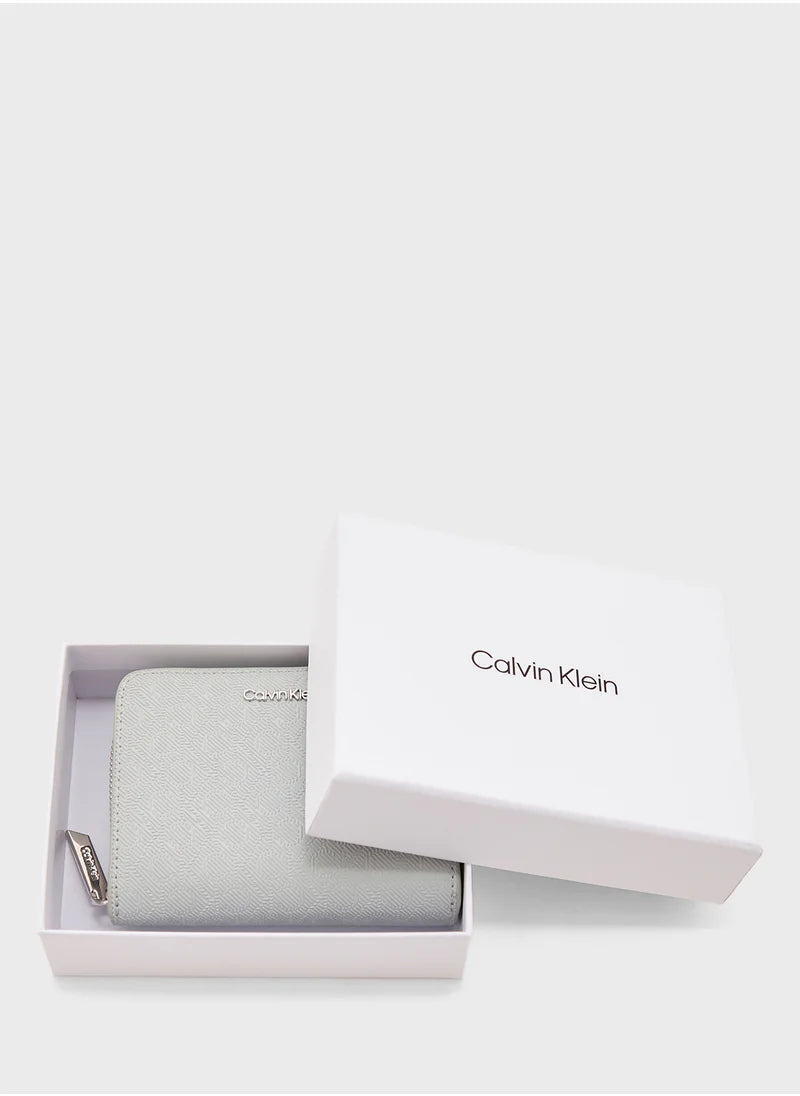 Must Monogram Zip Around Wallet