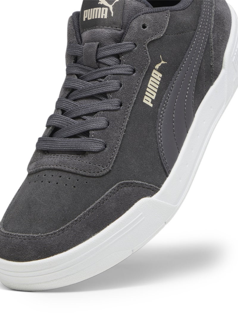 Caracal Unisex Grey Suede Trainers