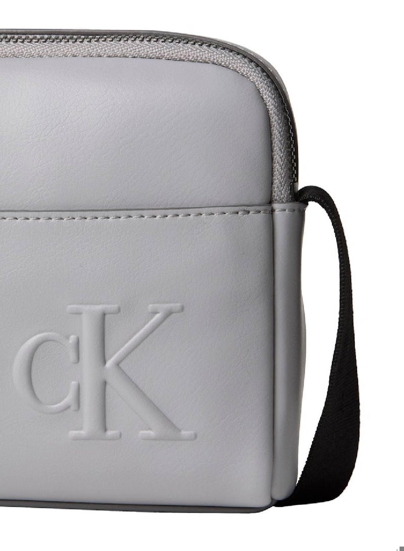 Embossed Monogram Logo Camera Bag