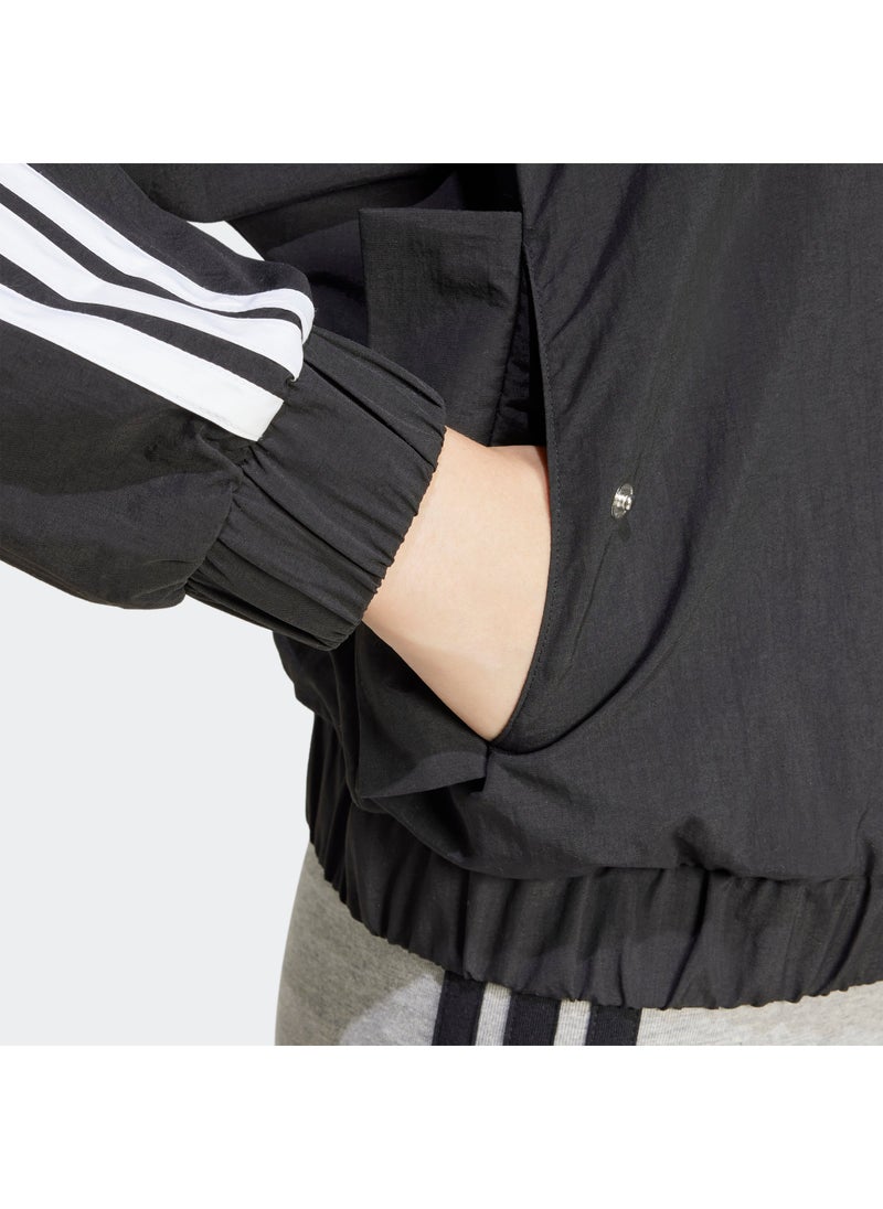 Essentials 3 Stripes Lifestyle Woven Bomber Jacket