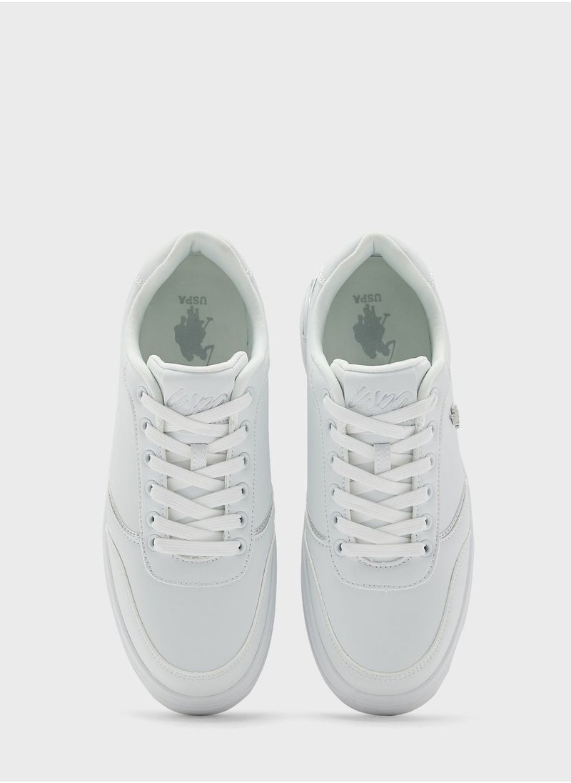 Lace Up Low Top Sneakers