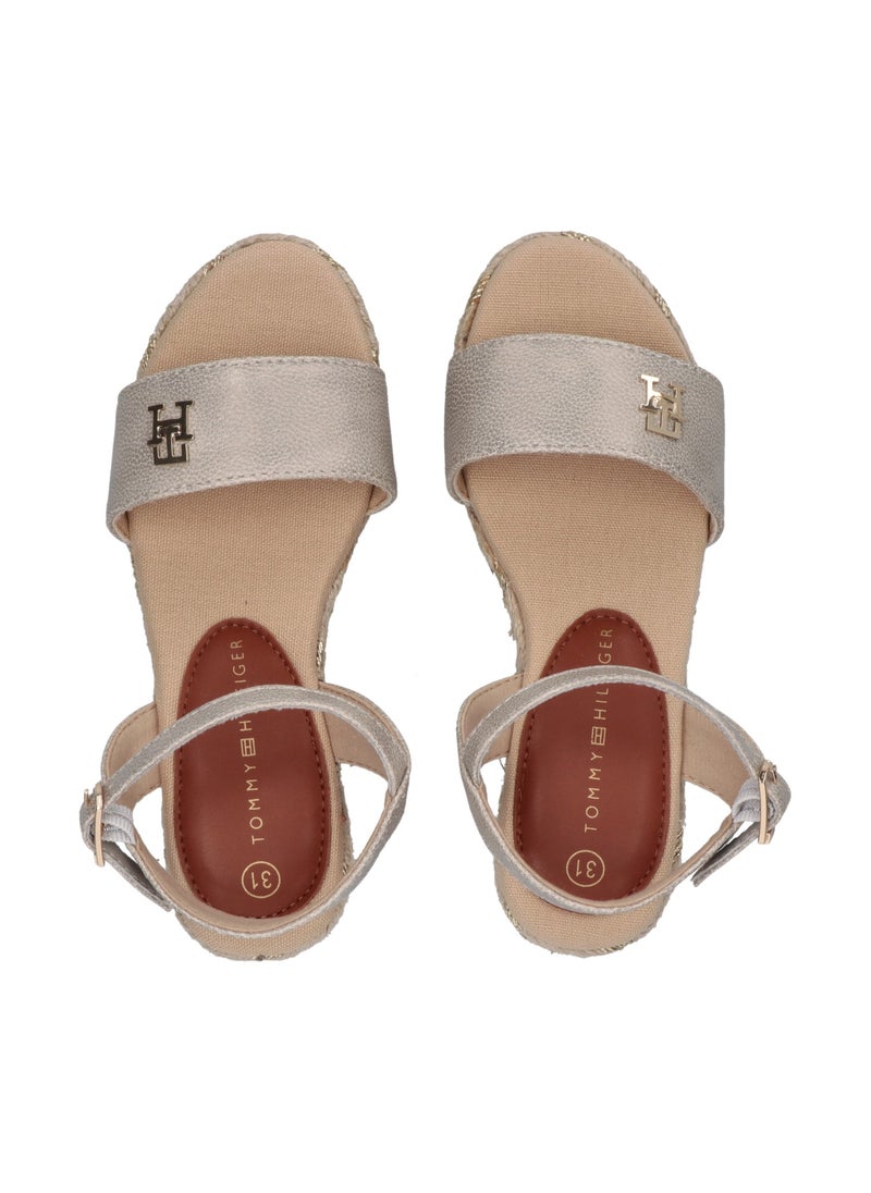Kids Rope Wedge Sandals