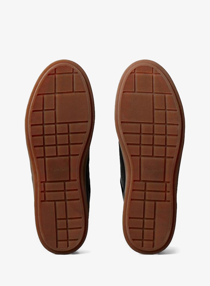 Leather Signature Logo Trainers