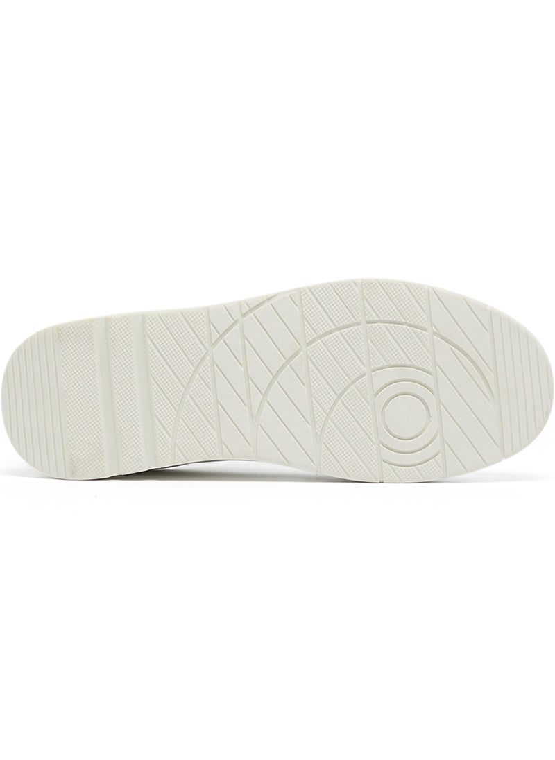 Women's White Low-Top Sneakers - High-Quality Sole for Everyday Look